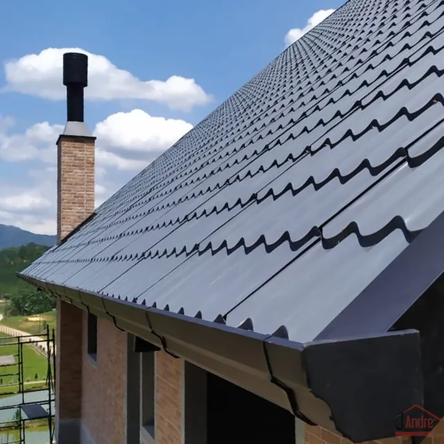 Calhas residenciais — J.André Esquadrias Pomerode SC